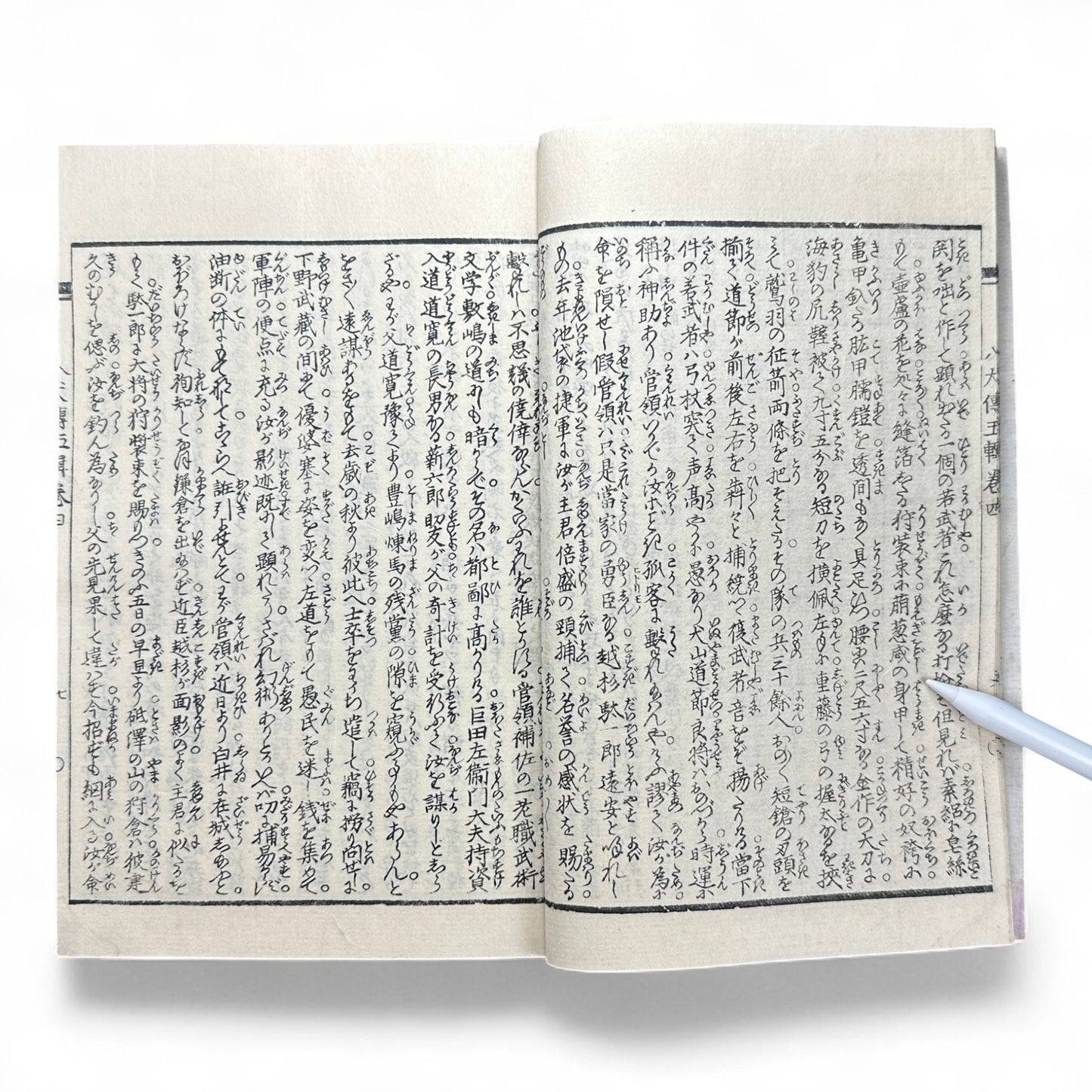 Nansō Satomi Hakkenden 南總里見八犬傳 – Meiji Woodblock-Printed Samurai Novel by Kyokutei Bakin – Volume 10-B46