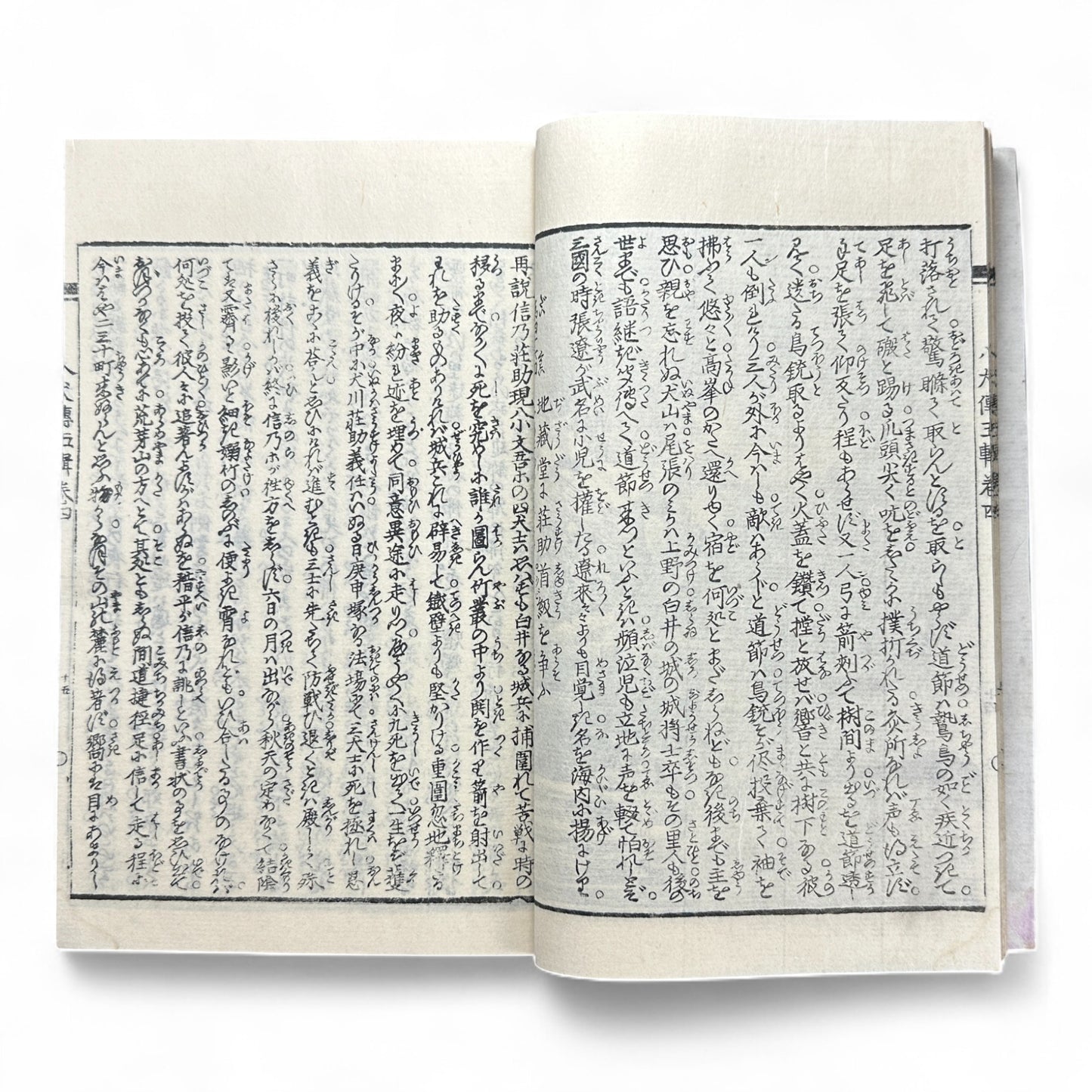 Nansō Satomi Hakkenden 南總里見八犬傳 – Meiji Woodblock-Printed Samurai Novel by Kyokutei Bakin – Volume 10-B46