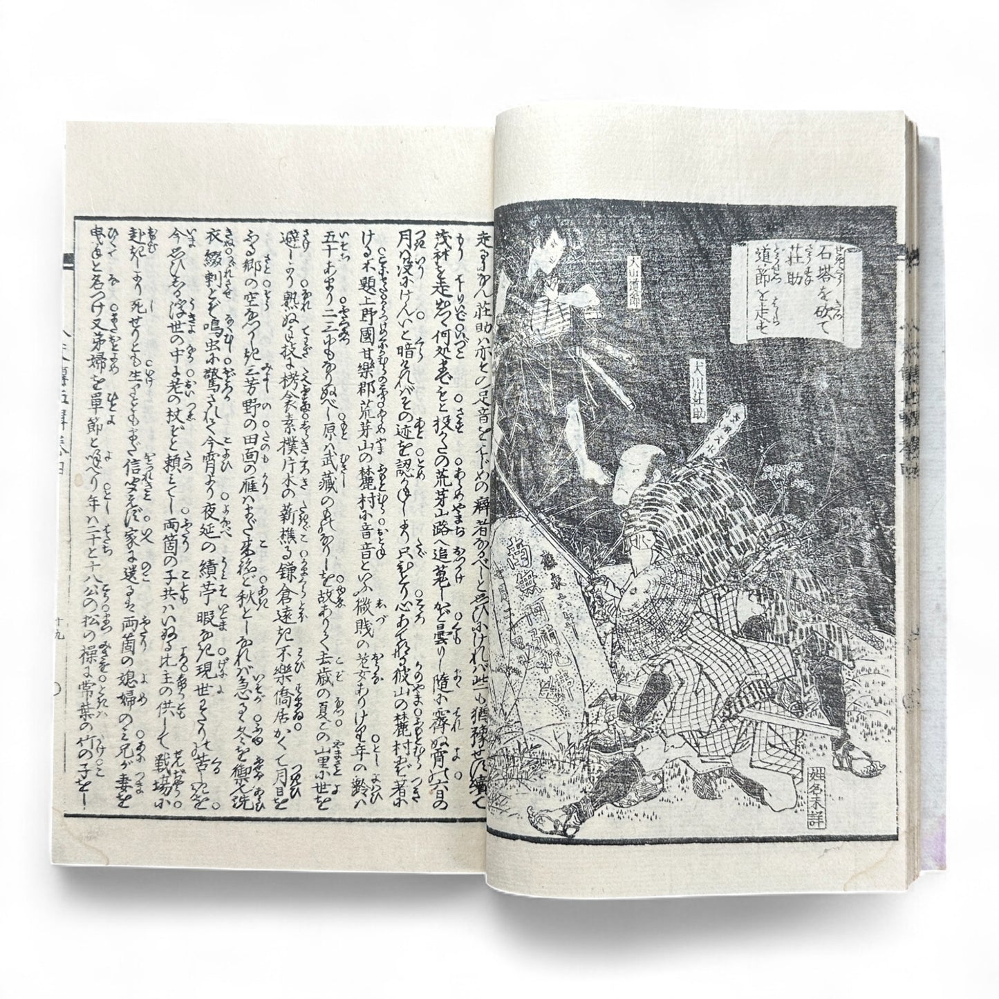 Nansō Satomi Hakkenden 南總里見八犬傳 – Meiji Woodblock-Printed Samurai Novel by Kyokutei Bakin – Volume 10-B46