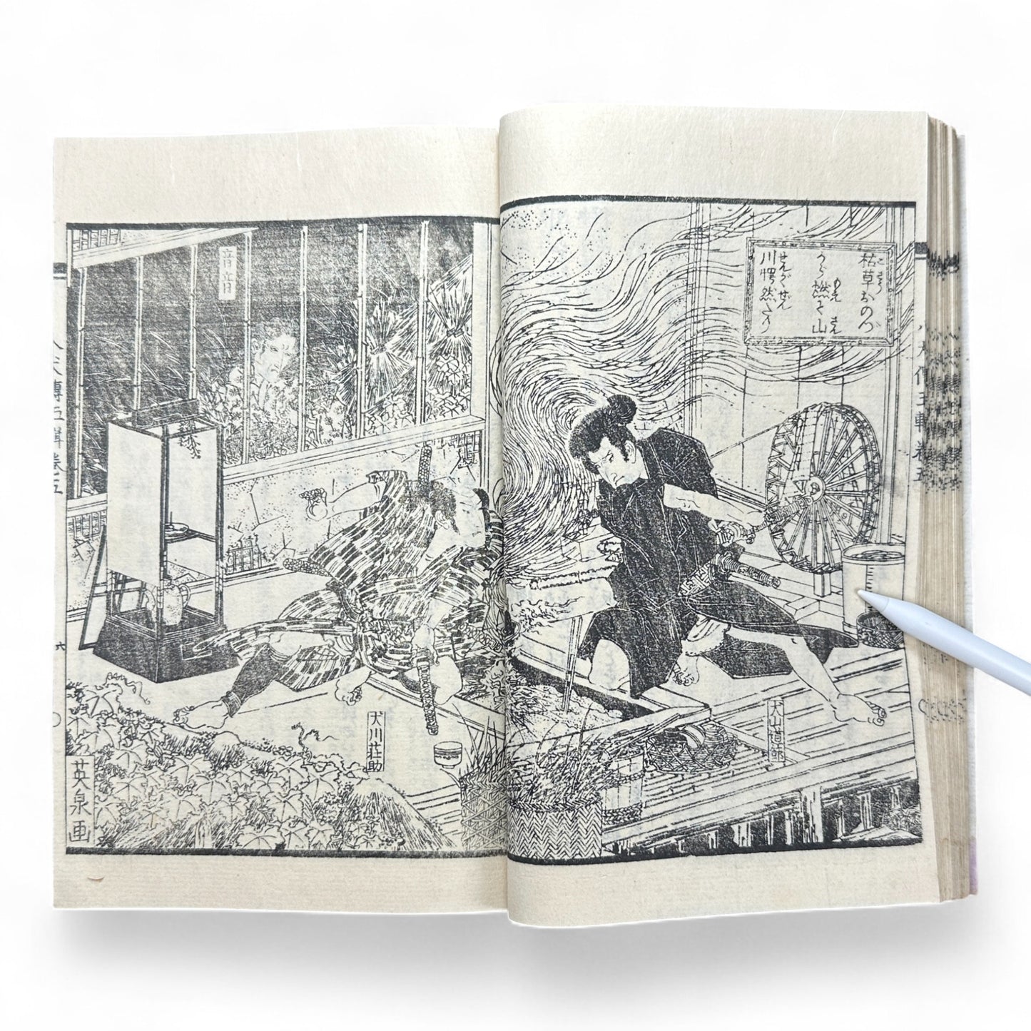 Nansō Satomi Hakkenden 南總里見八犬傳 – Meiji Woodblock-Printed Samurai Novel by Kyokutei Bakin – Volume 10-B46