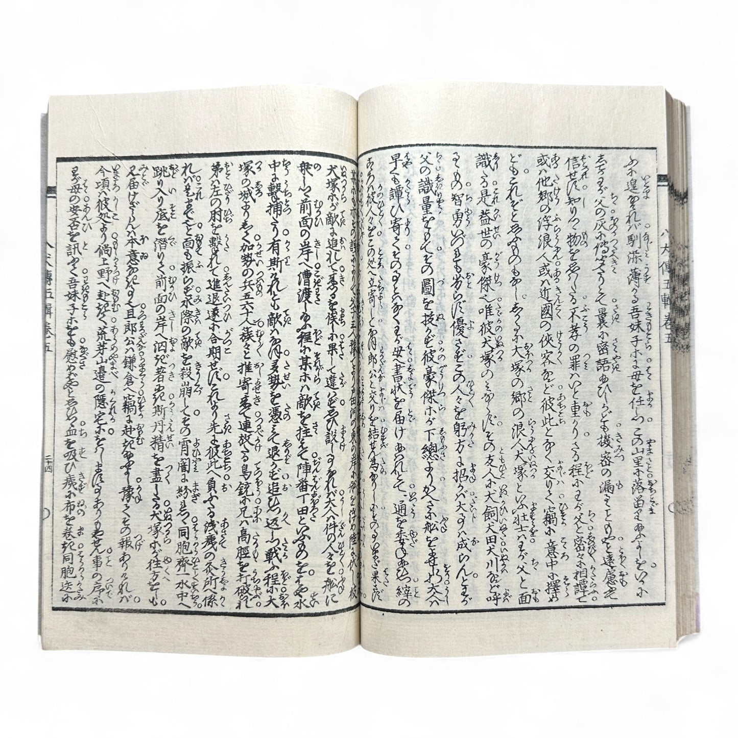 Nansō Satomi Hakkenden 南總里見八犬傳 – Meiji Woodblock-Printed Samurai Novel by Kyokutei Bakin – Volume 10-B46