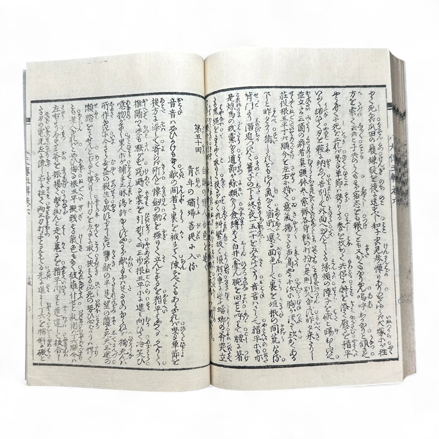 Nansō Satomi Hakkenden 南總里見八犬傳 – Meiji Woodblock-Printed Samurai Novel by Kyokutei Bakin – Volume 10-B46