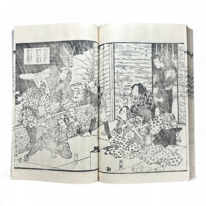 Nansō Satomi Hakkenden 南總里見八犬傳 – Meiji Woodblock-Printed Samurai Novel by Kyokutei Bakin – Volume 10-B46