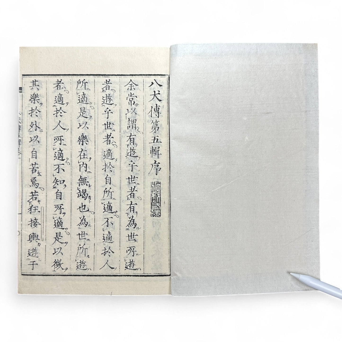 Nansō Satomi Hakkenden 南總里見八犬傳 – Meiji Woodblock-Printed Samurai Novel by Kyokutei Bakin – Volume 9-B47