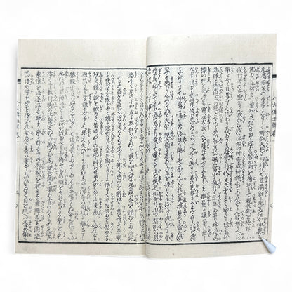 Nansō Satomi Hakkenden 南總里見八犬傳 – Meiji Woodblock-Printed Samurai Novel by Kyokutei Bakin – Volume 9-B47