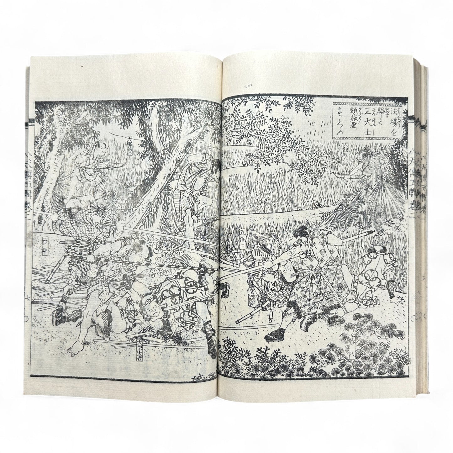 Nansō Satomi Hakkenden 南總里見八犬傳 – Meiji Woodblock-Printed Samurai Novel by Kyokutei Bakin – Volume 9-B47