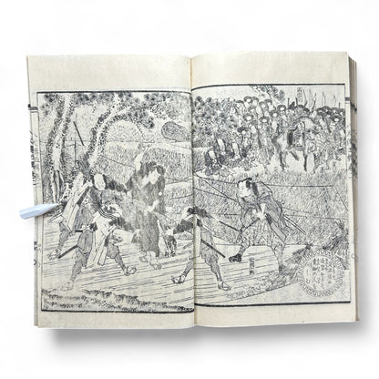 Nansō Satomi Hakkenden 南總里見八犬傳 – Meiji Woodblock-Printed Samurai Novel by Kyokutei Bakin – Volume 9-B47