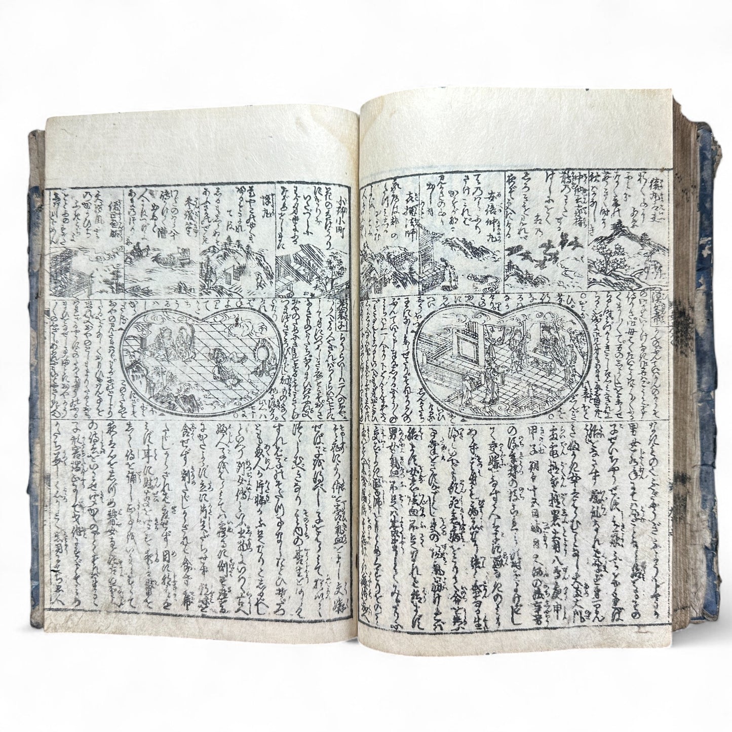 Onna Daigaku Takarabako 女大学宝箱 – Edo Period Woodblock-Printed Moral Text for Women – Hand-Colored Illustrations – c.1840s Japan-B48