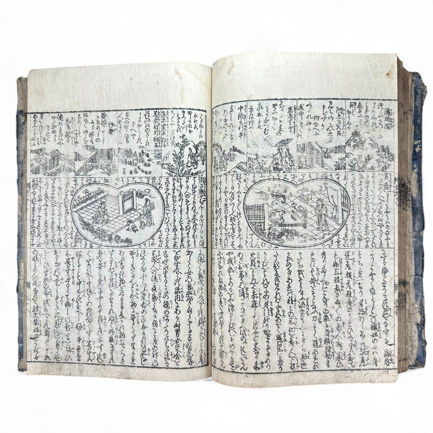 Onna Daigaku Takarabako 女大学宝箱 – Edo Period Woodblock-Printed Moral Text for Women – Hand-Colored Illustrations – c.1840s Japan-B48