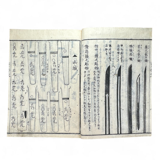 Koto Meizukushi Taizen 古刀銘盡大全 – Edo to Meiji Swordsmith Reference Book – Illustrated Japanese Sword Guide-B49