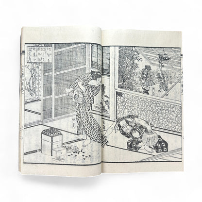 Nansō Satomi Hakkenden 南總里見八犬傳 Vol. 8 — Edo Period Japanese Woodblock Book by Kyokutei Bakin & Utagawa Yoshimune-B50