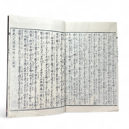 Nansō Satomi Hakkenden 南總里見八犬傳 Vol. 8 — Edo Period Japanese Woodblock Book by Kyokutei Bakin & Utagawa Yoshimune-B50