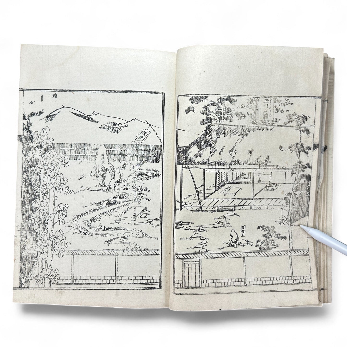 Shinsen Teisakuden 新撰庭作傳 — Edo Period Japanese Garden Design Illustrated Book (Woodblock Print Manual)-B52