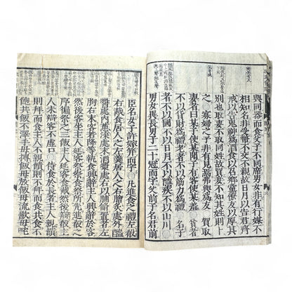 Liji 禮記 — Edo-Meiji Era Japanese Woodblock Edition of the Confucian “Book of Rites” (儒教經典 古書)-B53