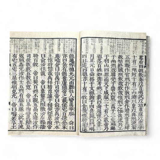 Shujing 書經 — Edo-Meiji Era Japanese Woodblock Edition of the Confucian “Book of Documents” (儒教經典 古書)-B54