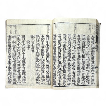 Shujing 書經 — Edo-Meiji Era Japanese Woodblock Edition of the Confucian “Book of Documents” (儒教經典 古書)-B54