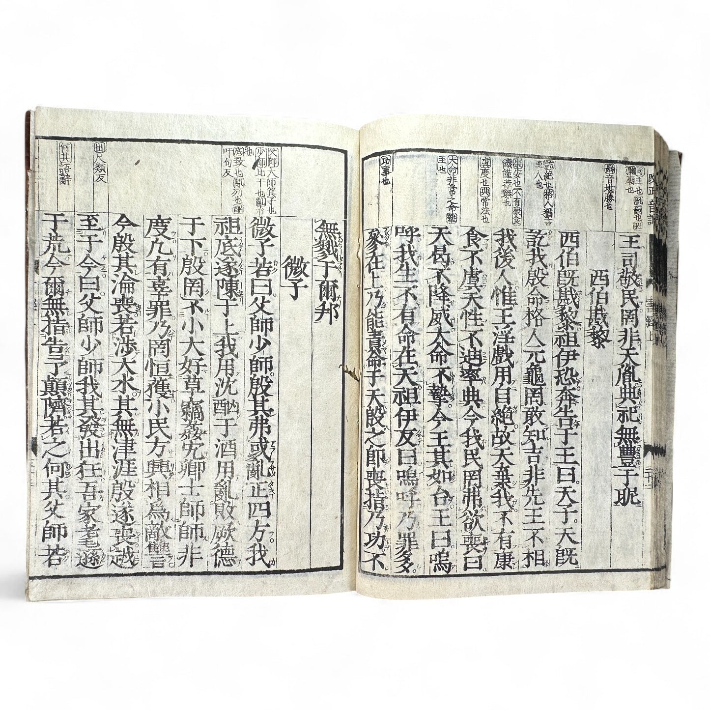 Shujing 書經 — Edo-Meiji Era Japanese Woodblock Edition of the Confucian “Book of Documents” (儒教經典 古書)-B54