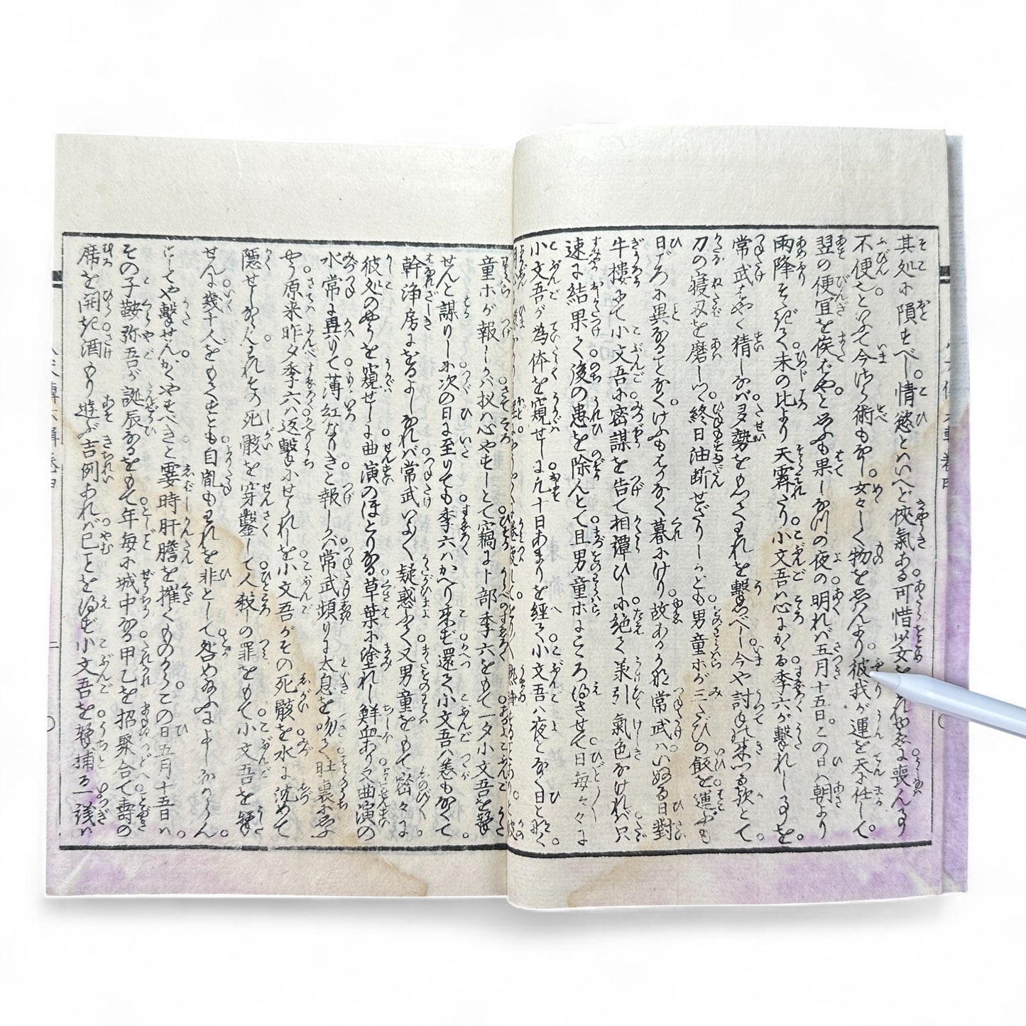Nansō Satomi Hakkenden 南總里見八犬傳 Vol.12 — Meiji-Era Illustrated Japanese Novel (Kyokutei Bakin 曲亭馬琴)-B55