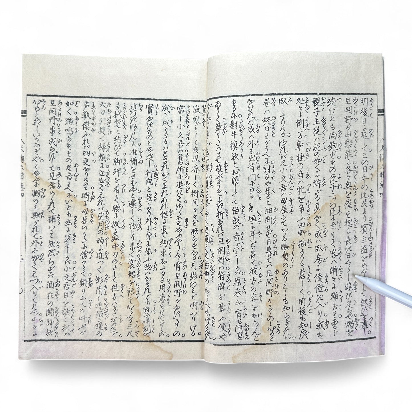 Nansō Satomi Hakkenden 南總里見八犬傳 Vol.12 — Meiji-Era Illustrated Japanese Novel (Kyokutei Bakin 曲亭馬琴)-B55