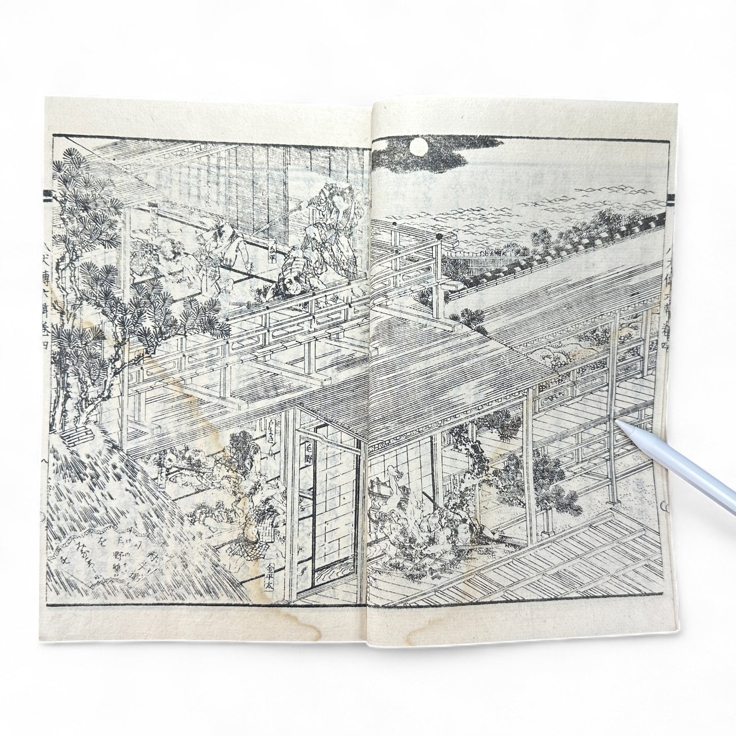 Nansō Satomi Hakkenden 南總里見八犬傳 Vol.12 — Meiji-Era Illustrated Japanese Novel (Kyokutei Bakin 曲亭馬琴)-B55