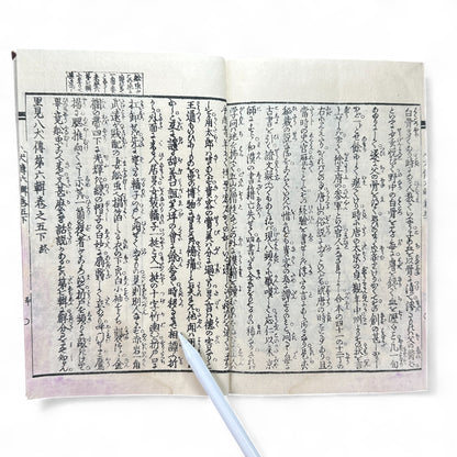 Nansō Satomi Hakkenden 南總里見八犬傳 Vol.12 — Meiji-Era Illustrated Japanese Novel (Kyokutei Bakin 曲亭馬琴)-B55