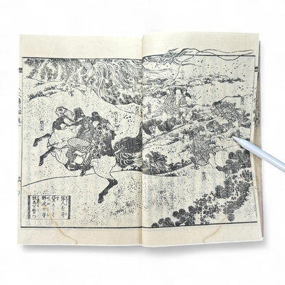 Nansō Satomi Hakkenden 南總里見八犬傳 Vol.11 — Late Edo Woodblock Edition (Kyokutei Bakin 曲亭馬琴, Samurai Epic Classic)-B56