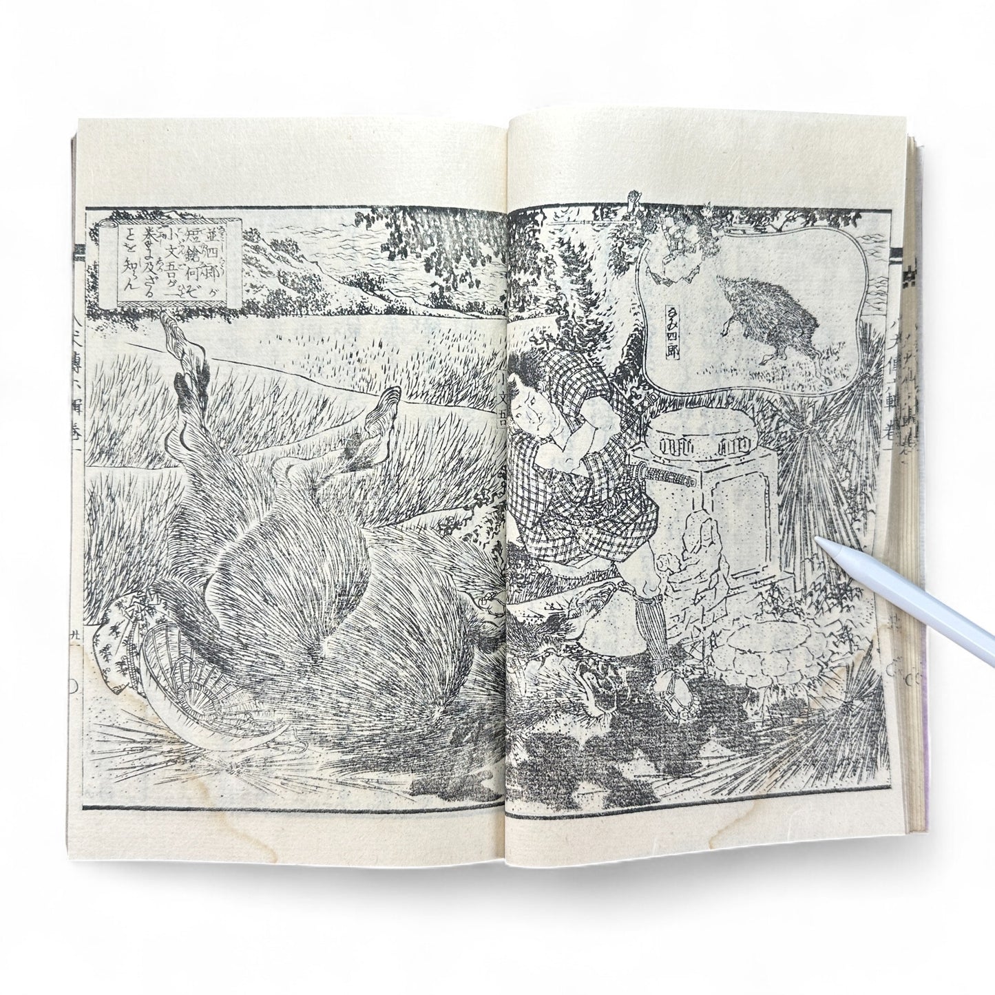 Nansō Satomi Hakkenden 南總里見八犬傳 Vol.11 — Late Edo Woodblock Edition (Kyokutei Bakin 曲亭馬琴, Samurai Epic Classic)-B56