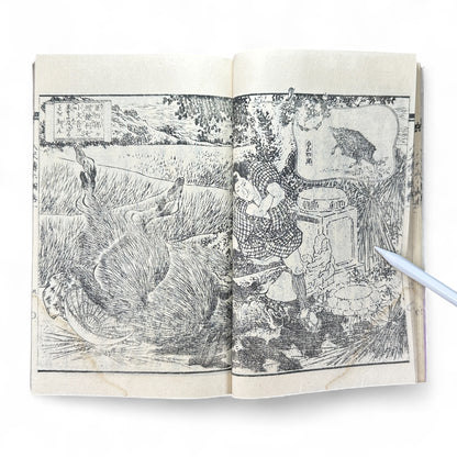 Nansō Satomi Hakkenden 南總里見八犬傳 Vol.11 — Late Edo Woodblock Edition (Kyokutei Bakin 曲亭馬琴, Samurai Epic Classic)-B56