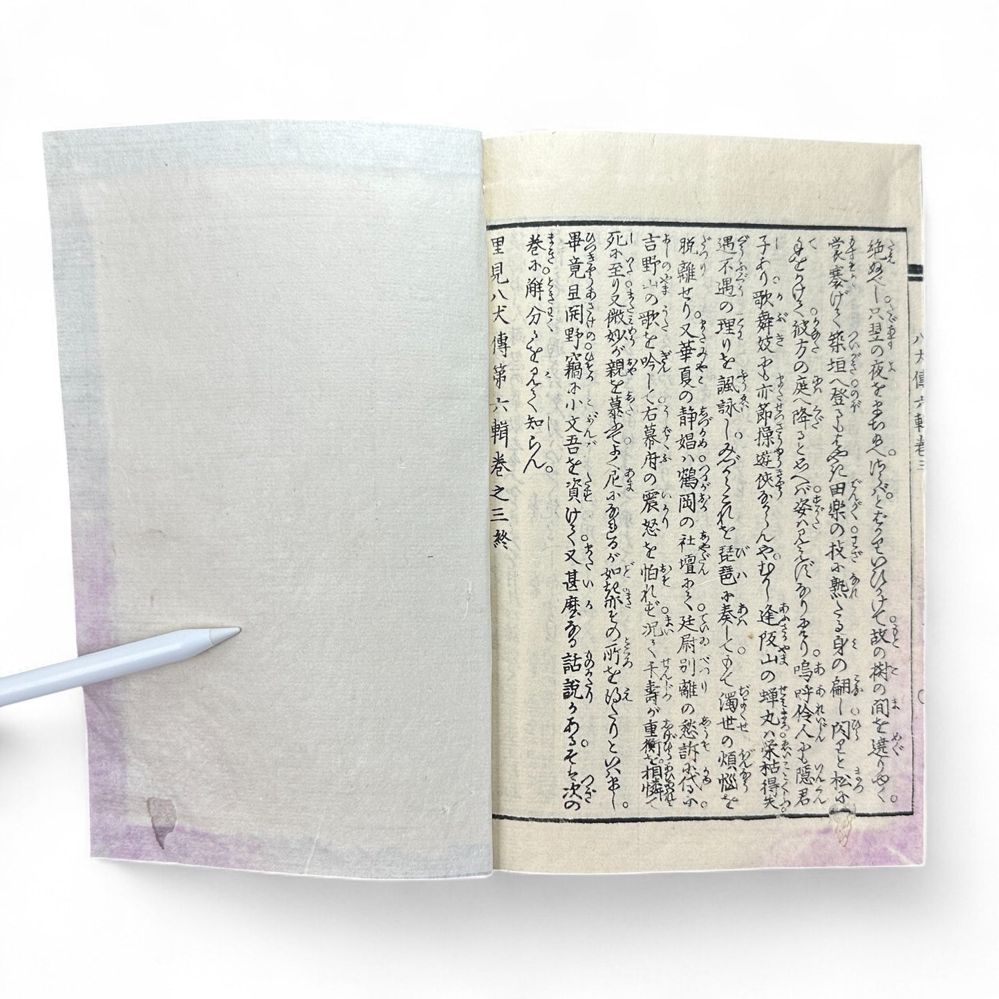 Nansō Satomi Hakkenden 南總里見八犬傳 Vol.11 — Late Edo Woodblock Edition (Kyokutei Bakin 曲亭馬琴, Samurai Epic Classic)-B56