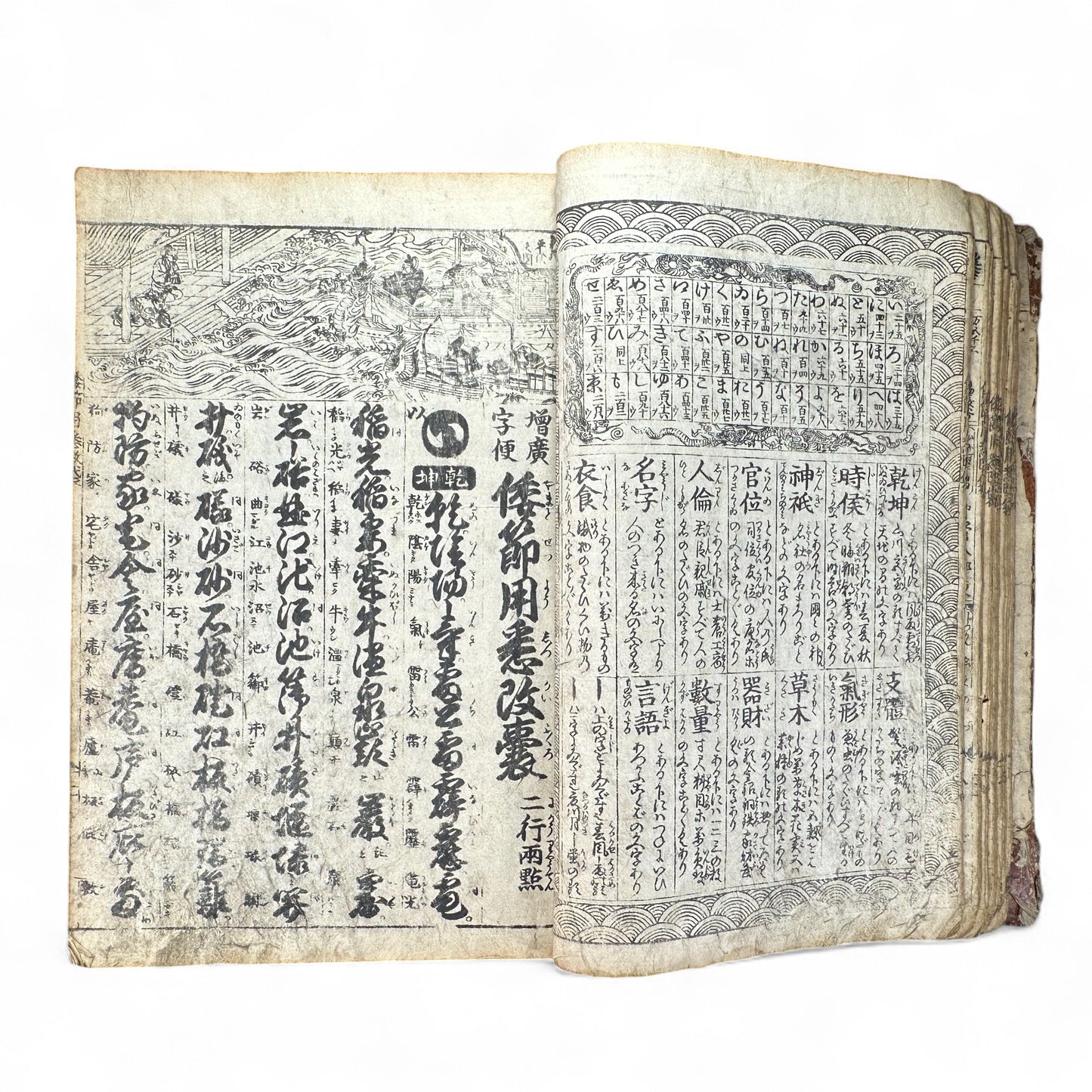 改正諸国道中分間大雑録 – Edo Period Illustrated Japan Atlas – Provincial Maps & Landmarks-B59