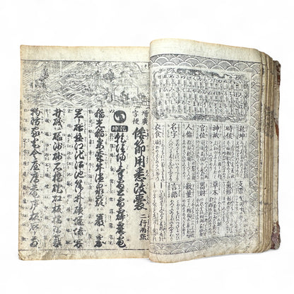 改正諸国道中分間大雑録 – Edo Period Illustrated Japan Atlas – Provincial Maps & Landmarks-B59