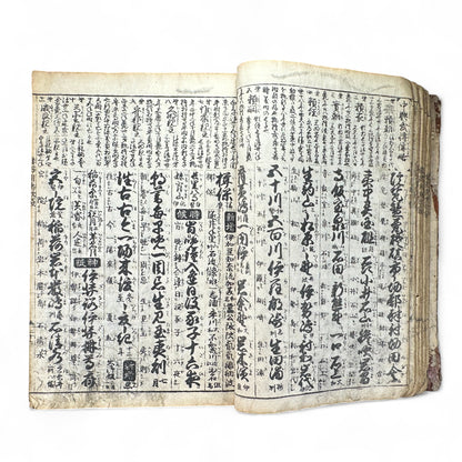 改正諸国道中分間大雑録 – Edo Period Illustrated Japan Atlas – Provincial Maps & Landmarks-B59