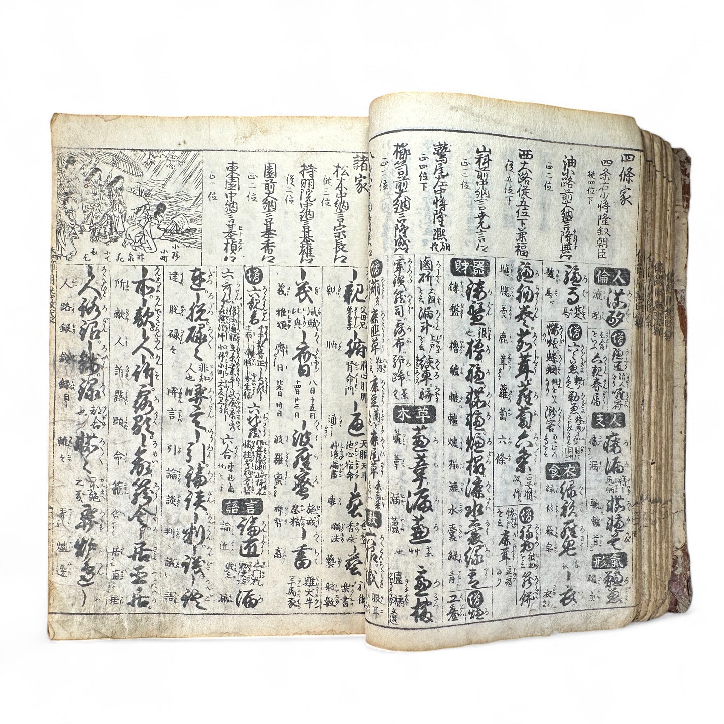 改正諸国道中分間大雑録 – Edo Period Illustrated Japan Atlas – Provincial Maps & Landmarks-B59