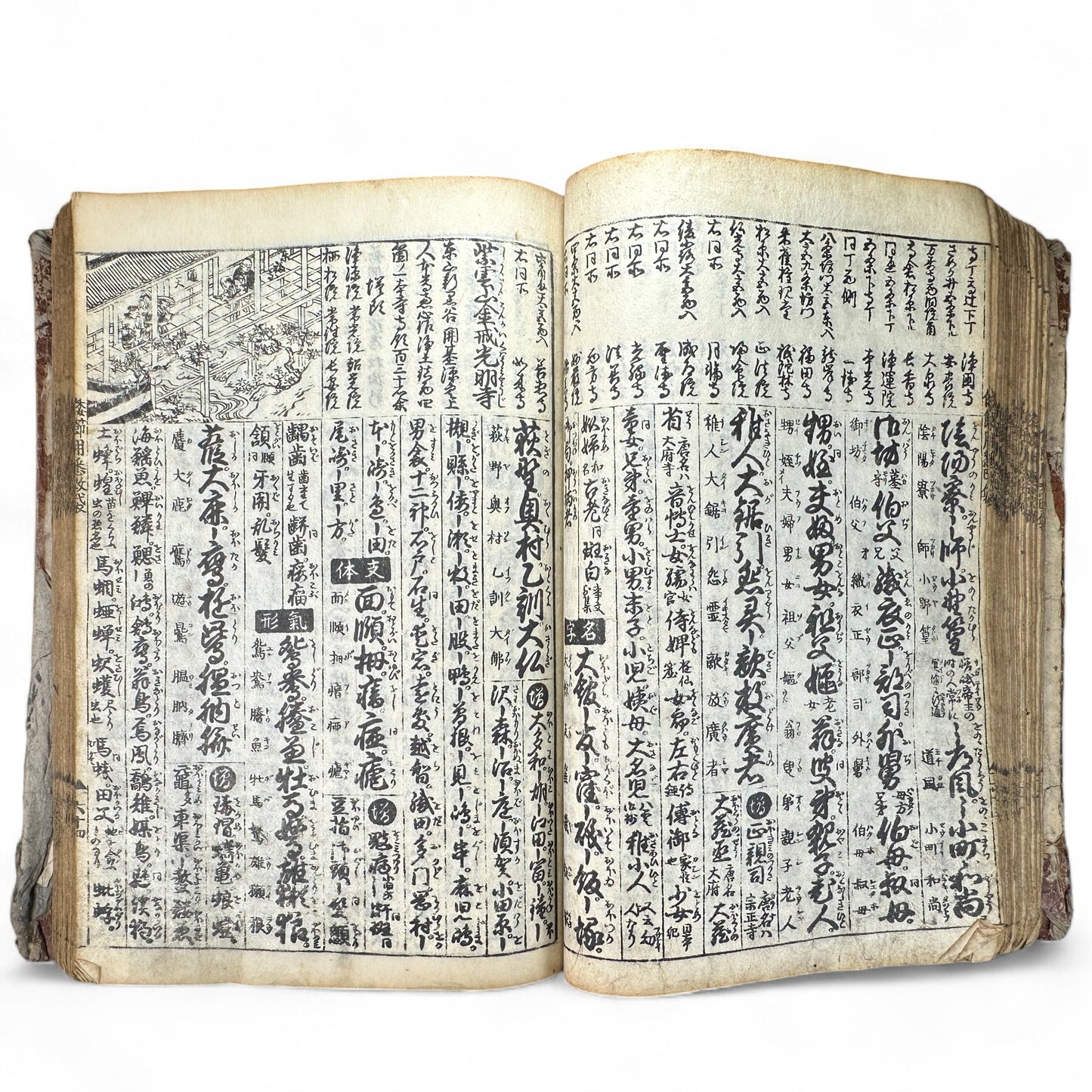 改正諸国道中分間大雑録 – Edo Period Illustrated Japan Atlas – Provincial Maps & Landmarks-B59