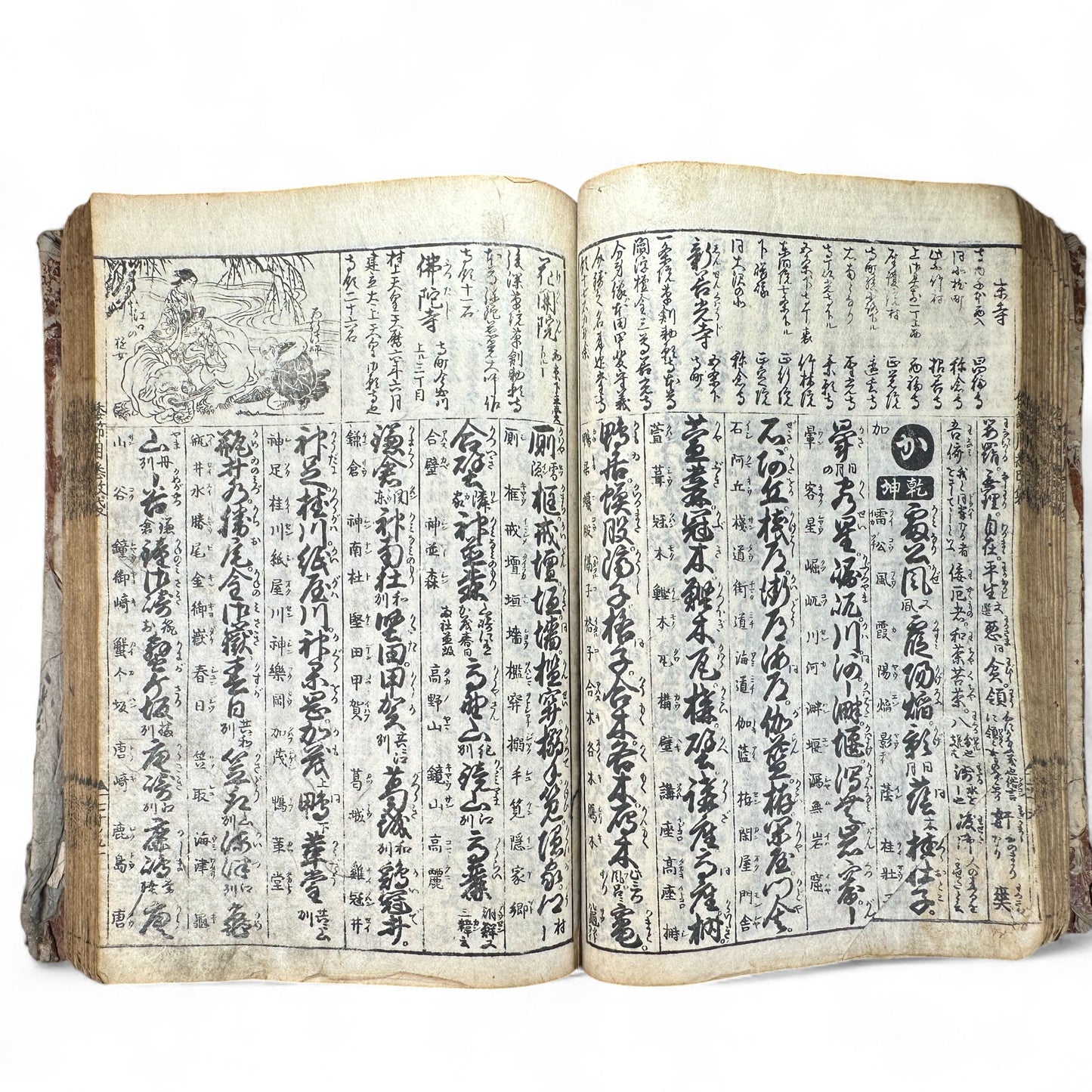 改正諸国道中分間大雑録 – Edo Period Illustrated Japan Atlas – Provincial Maps & Landmarks-B59