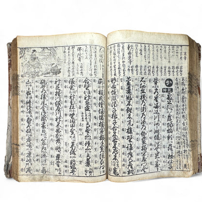 改正諸国道中分間大雑録 – Edo Period Illustrated Japan Atlas – Provincial Maps & Landmarks-B59