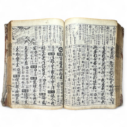 改正諸国道中分間大雑録 – Edo Period Illustrated Japan Atlas – Provincial Maps & Landmarks-B59