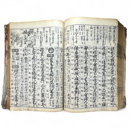 改正諸国道中分間大雑録 – Edo Period Illustrated Japan Atlas – Provincial Maps & Landmarks-B59