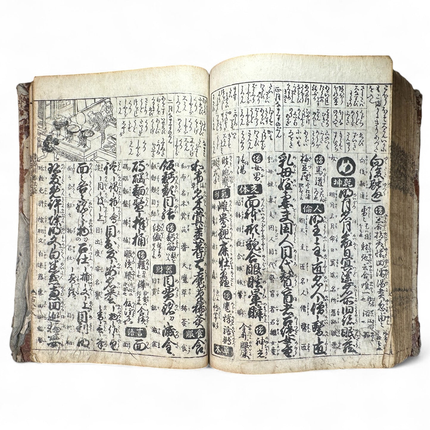 改正諸国道中分間大雑録 – Edo Period Illustrated Japan Atlas – Provincial Maps & Landmarks-B59