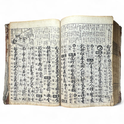 改正諸国道中分間大雑録 – Edo Period Illustrated Japan Atlas – Provincial Maps & Landmarks-B59