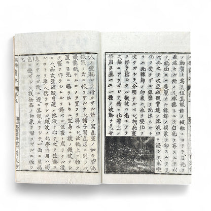 Meiji 20 (1887) Japanese Textbook – “Kōtō Shōgaku Tokuhon” 第五編 – Higher Elementary Reader with Illustrations – Ministry of Education Edition-B68