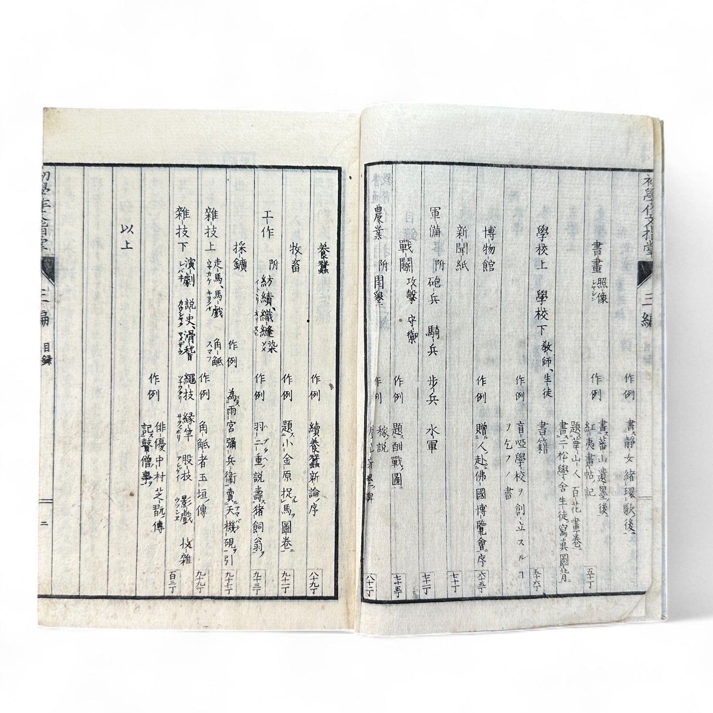 Meiji 1880s “Kyōiku Sakubun Shidō” 教育作文指導 第三編 – Educational Composition Manual for Schools – Meiji-Era Japan-B70