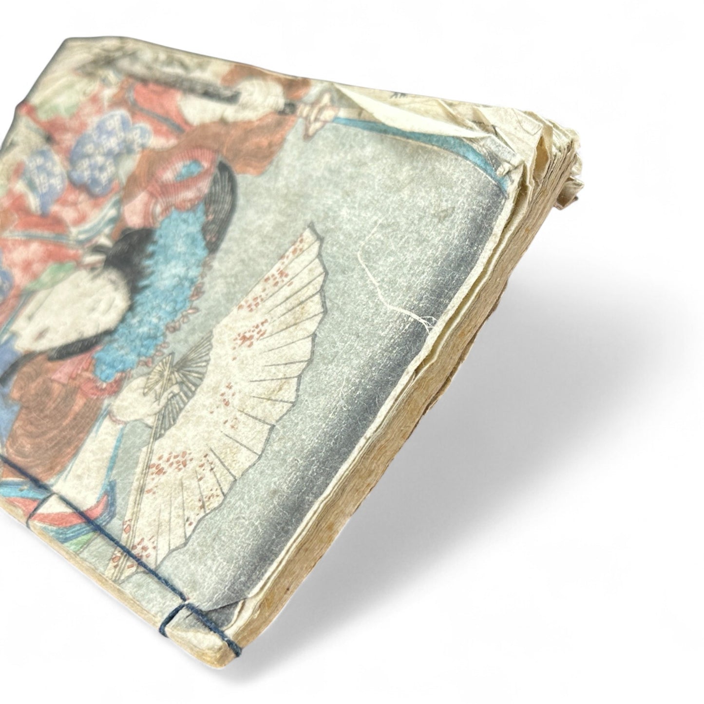 Edo Period Woodblock Book – Illustrated Samurai & Courtesan Scenes by Utagawa Kuniteru (c.1850 Japan)-B76