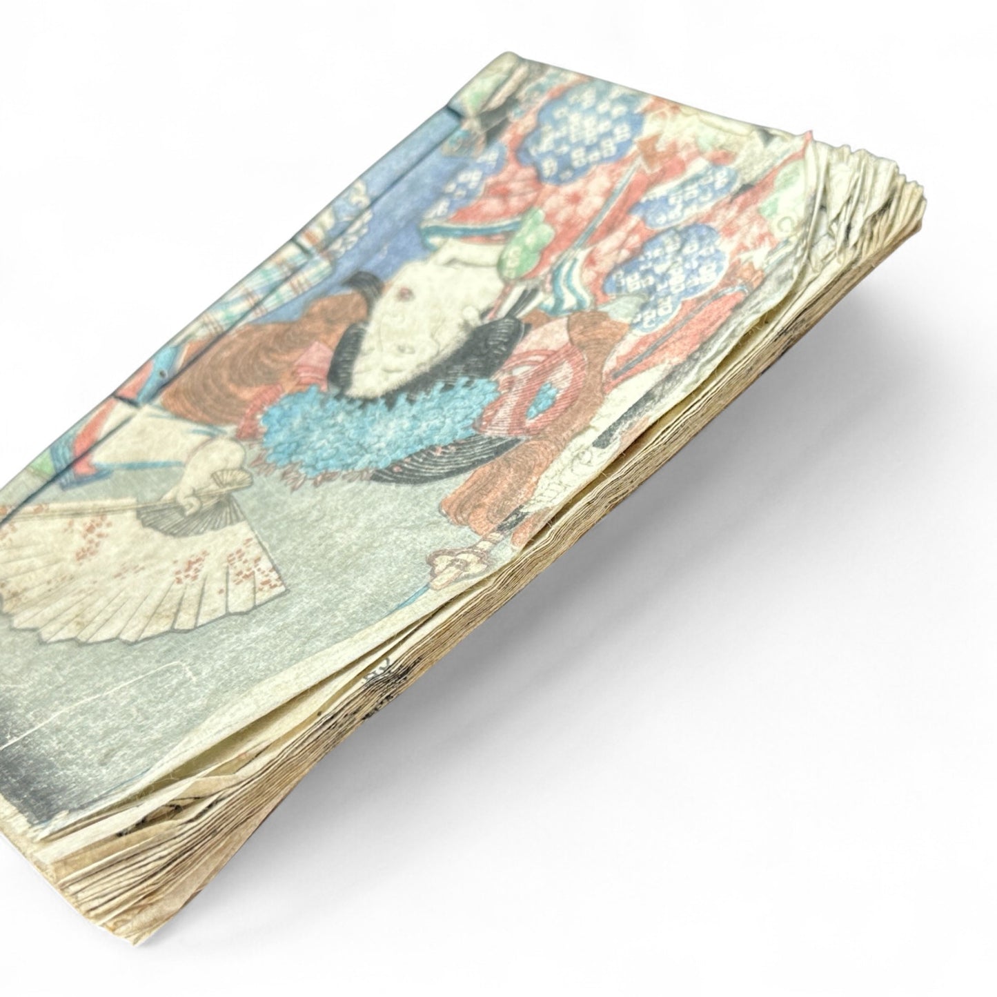 Edo Period Woodblock Book – Illustrated Samurai & Courtesan Scenes by Utagawa Kuniteru (c.1850 Japan)-B76