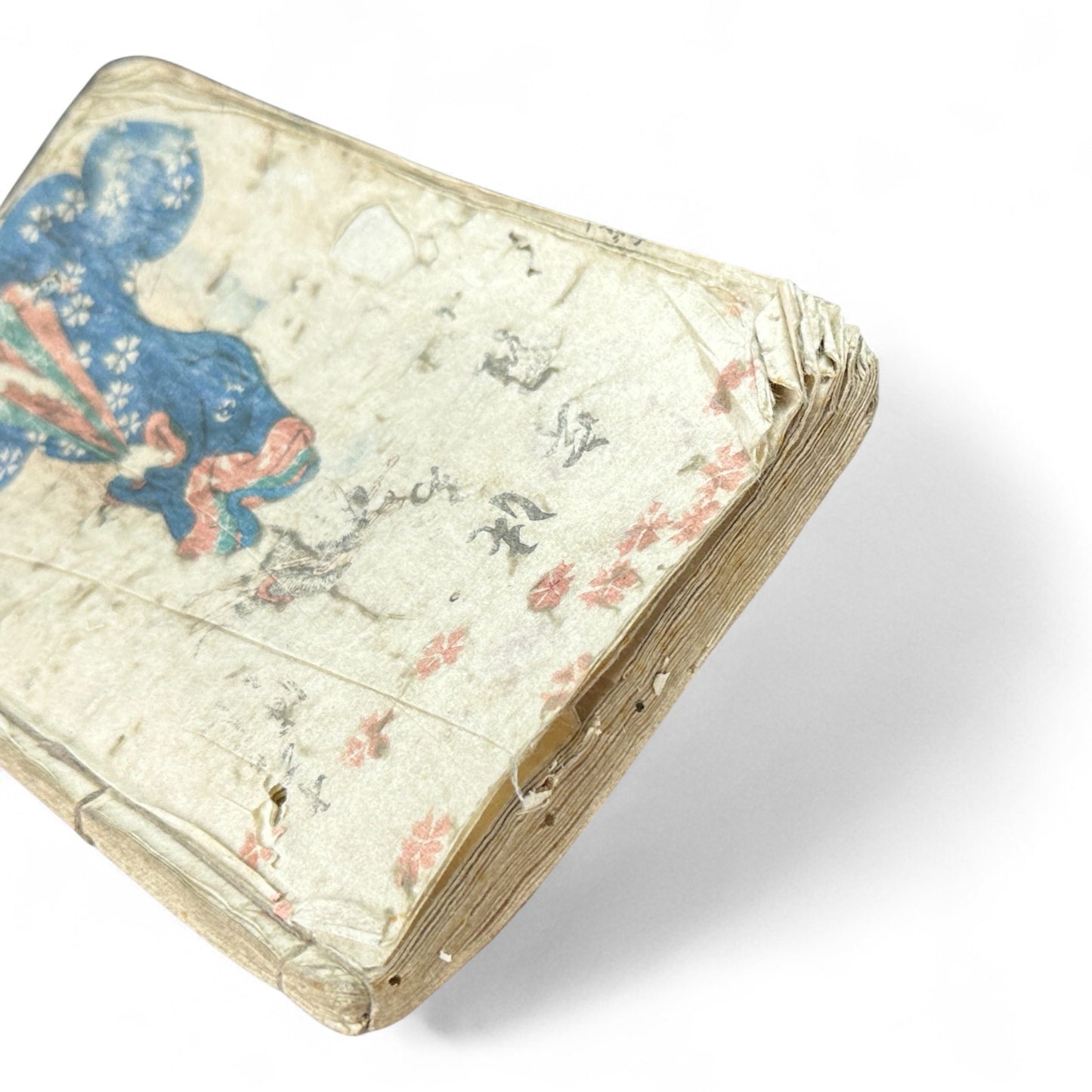 Edo Period Kyōka Woodblock Book – Humorous Poetry and Everyday Life Illustrations (c.1840 Japan)-B77