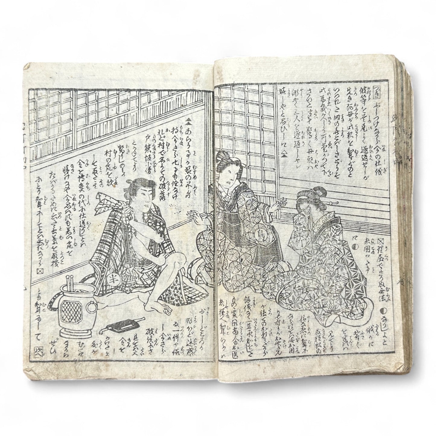 Genkai Kitan (幻海奇譚) – Complete 3-Volume Meiji Illustrated Novel by Okamoto Kisen & Yoshikawa Shuntō (1881 Japan)-B78