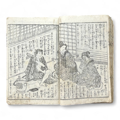 Genkai Kitan (幻海奇譚) – Complete 3-Volume Meiji Illustrated Novel by Okamoto Kisen & Yoshikawa Shuntō (1881 Japan)-B78
