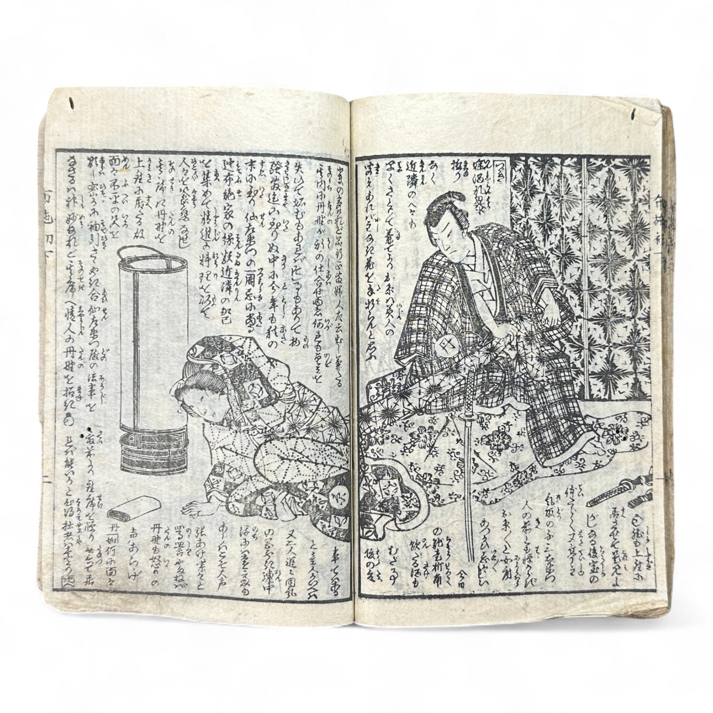 Ima Tokiwa Fuse Monogatari (今常盤布施譚) – Complete 3-Volume Meiji Woodblock Illustrated Novel by Hayashi Hakuen & Baido Kunimasa (c.1880s Japan)-B79