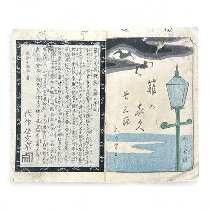 Hanaregiku Kyokkyō (離れ菊 掬鏡) – Complete 3-Volume Meiji Illustrated Novel by Bunkyōdō Shujin & Kaga Yoshisama (1882 Japan)-B80