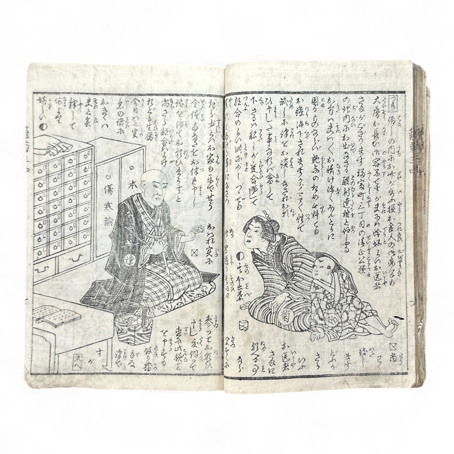 Hanaregiku Kyokkyō (離れ菊 掬鏡) – Complete 3-Volume Meiji Illustrated Novel by Bunkyōdō Shujin & Kaga Yoshisama (1882 Japan)-B80